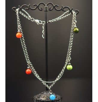 Bracelet de cheville double...