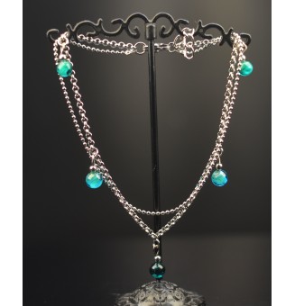 Bracelet de cheville double...