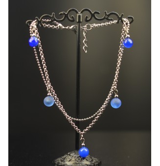 Bracelet de cheville double...