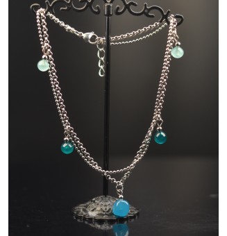 Bracelet de cheville double...