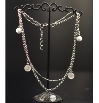Bracelet de cheville double...