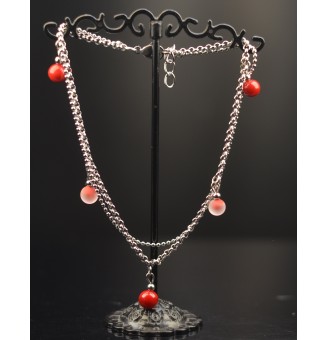 Bracelet de cheville double...
