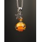 Collier "ambré" en Perles...
