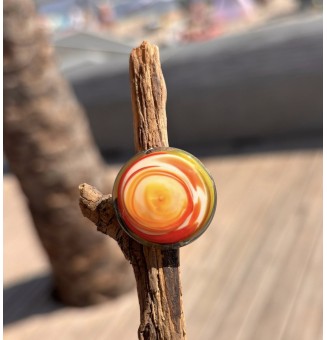 Bague en Verre Filé au...