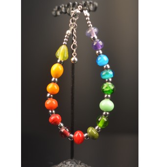 Bracelet "multicolore" en...