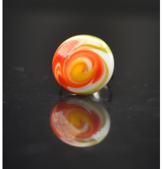 cabochon artisanal en verre...