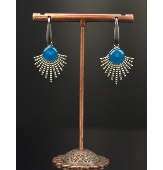 Boucles d’Oreilles en Verre...