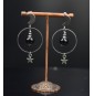 Boucles d'oreilles "noires"...