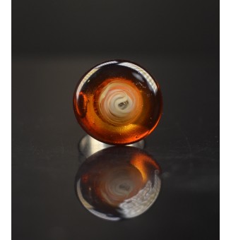 Bague en Verre Filé au...