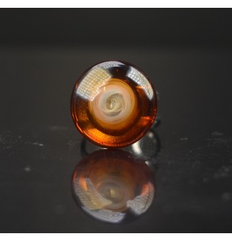 cabochon artisanal en verre...