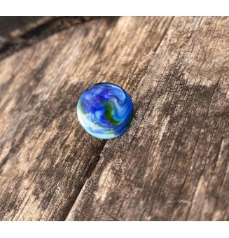 cabochon artisanal en verre pour bague ou collier interchangeable en verre  (sans le support )