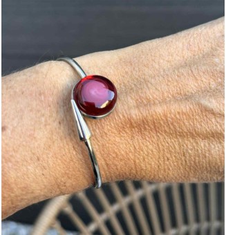 Bracelet pliable en acier...
