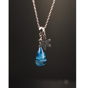 collier fleur 44 +3 cm...