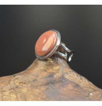 Bague Marron en acier...
