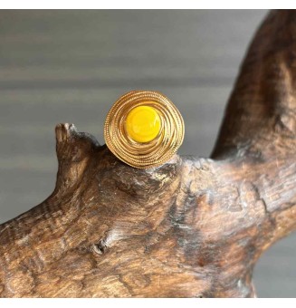 Bague en Verre Filé au...