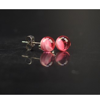 Puces d’oreilles en verre...