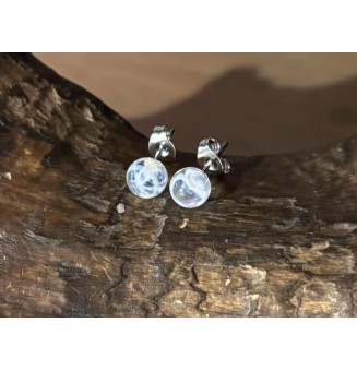 Puces d’oreilles en verre...