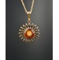 collier soleil ambre