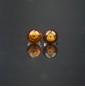 puces d'oreilles ambre