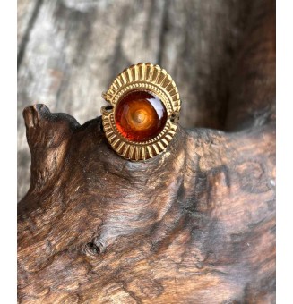 Bague en Verre Filé au...