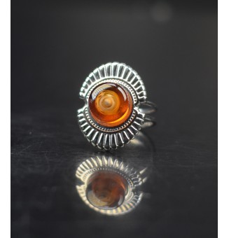 Bague en Verre Filé au...