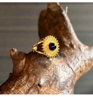 Bague en Verre Filé au...