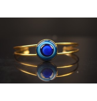 Bracelet rigide doré –...