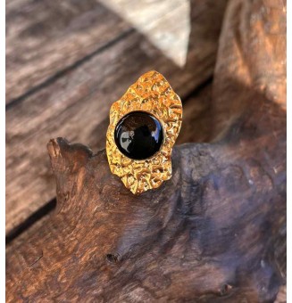 Bague réglable femme NOIR...