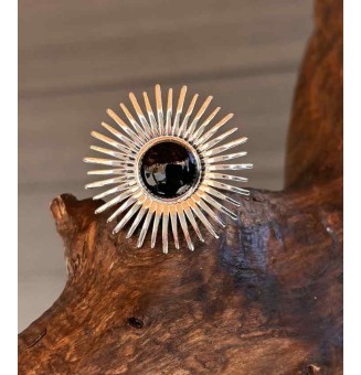 Bague en Verre Filé au...
