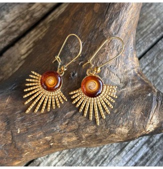 Boucles d’oreilles demi...