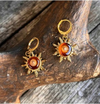 Boucles d’oreilles “Soleil...