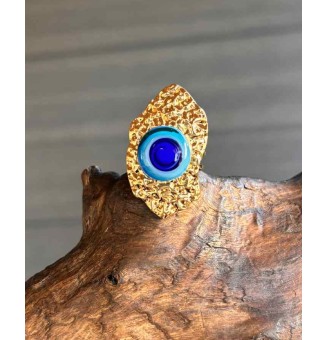 Bague réglable femme "bleu"...