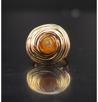 Bague en Verre Filé au...