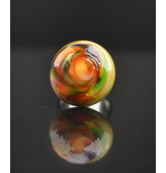 Bague réglable en Verre...