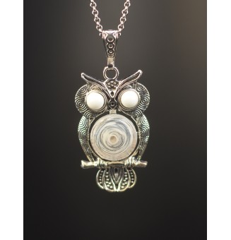 collier hibou 50+ 3 cm...