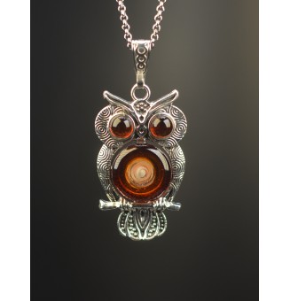 collier hibou 50+ 3 cm...