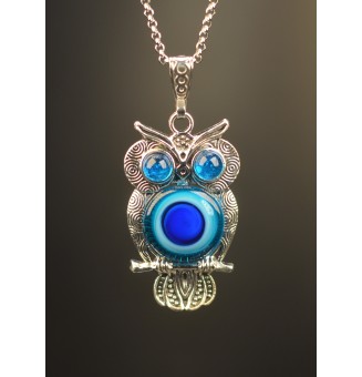 collier hibou 50+ 3 cm...