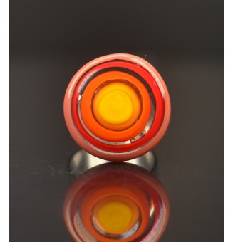 Bague en Verre Filé au...