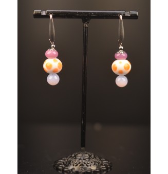 Boucles d’oreilles en acier...