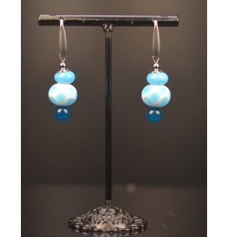 Boucles d’oreilles en acier...