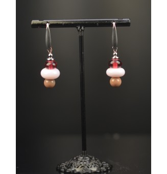 Boucles d’oreilles en acier...