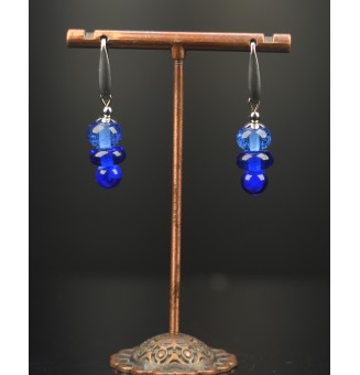 Boucles d’oreilles en acier...