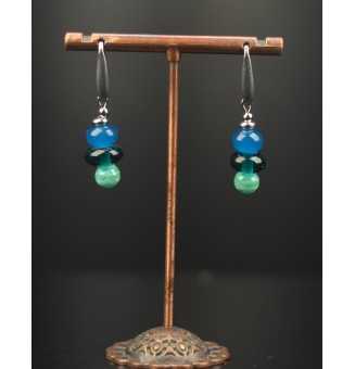 Boucles d’oreilles en acier...