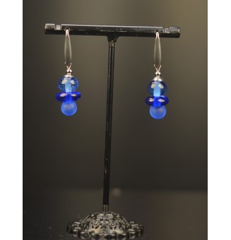 Boucles d’oreilles en acier...