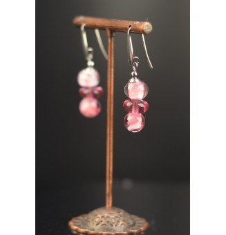 Boucles d’oreilles en acier...