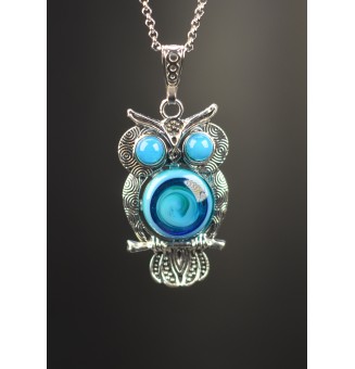 collier hibou 48+ 3 cm...