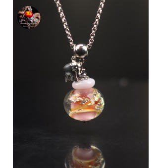 Collier long en perles...