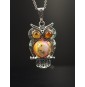 collier hibou 50+ 3 cm...