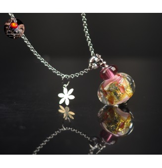 Collier long en perles...