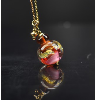 Collier long doré – Perle...